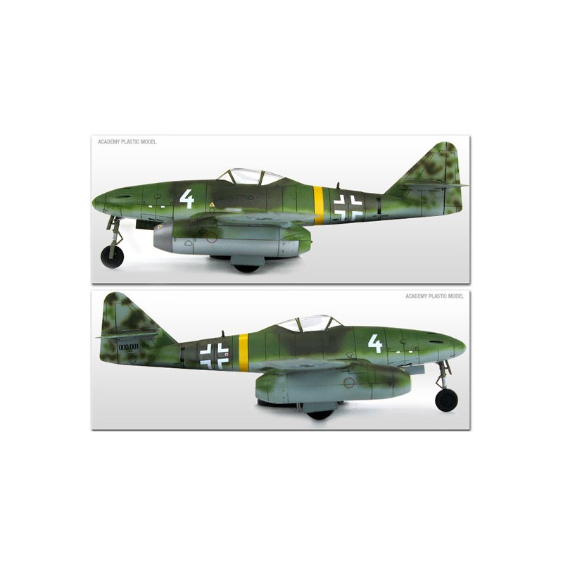 Maquette d'avion en plastique Me 262A-1/2 Last Ace 1/72
