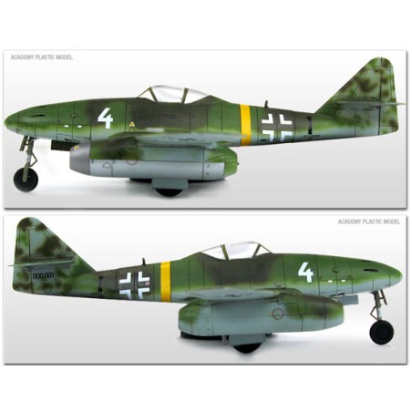 Maquette d'avion en plastique Me 262A-1/2 Last Ace 1/72