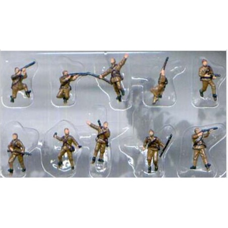 Figurine RUSSES WWII PEINTS 1/144