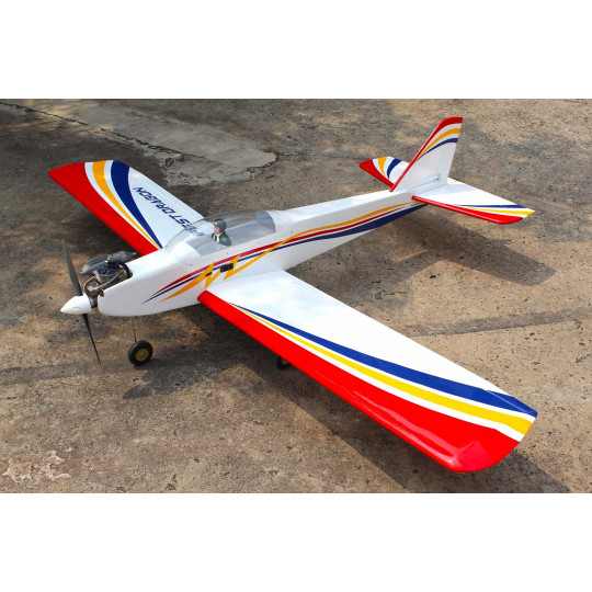 Avion thermique radiocommandé Tempest Dragon trainer 15cc ARF Avion thermique...