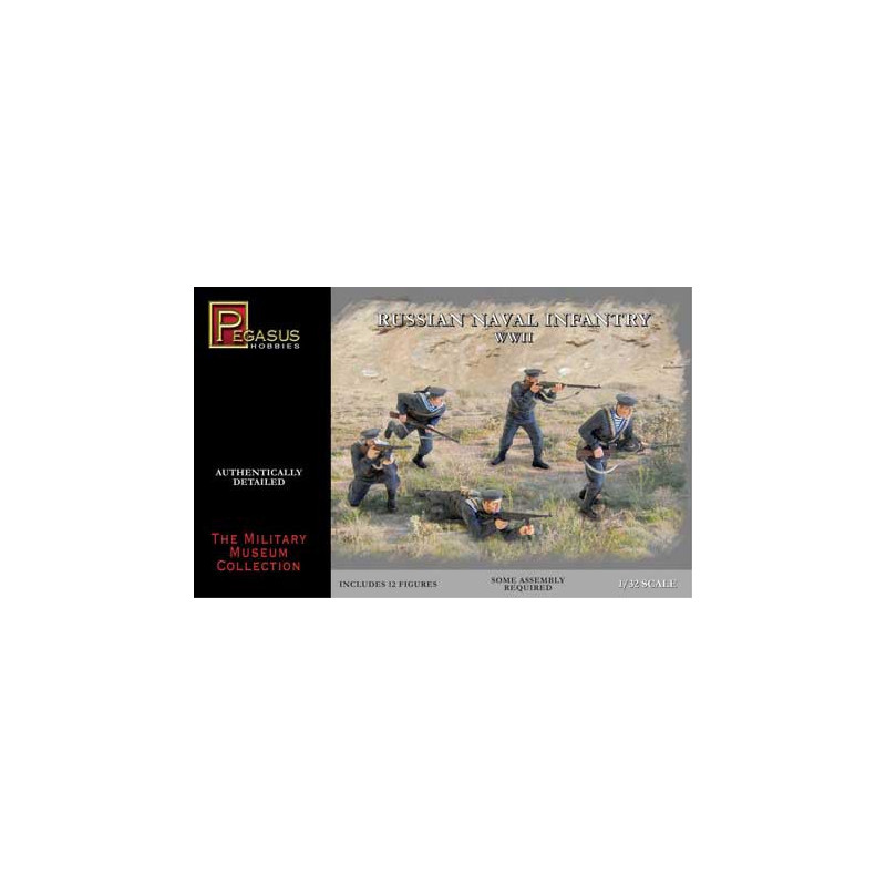 Figurine INFANTERIE NAVALE RUSSE 1/32