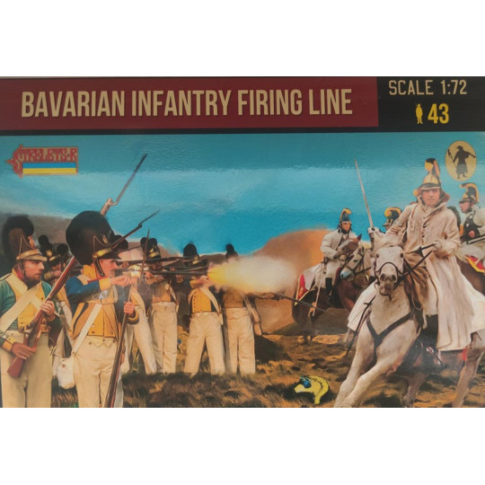Figurine Bavarian Infantry fire line 1:72 Figurine Bavarian Infantry...