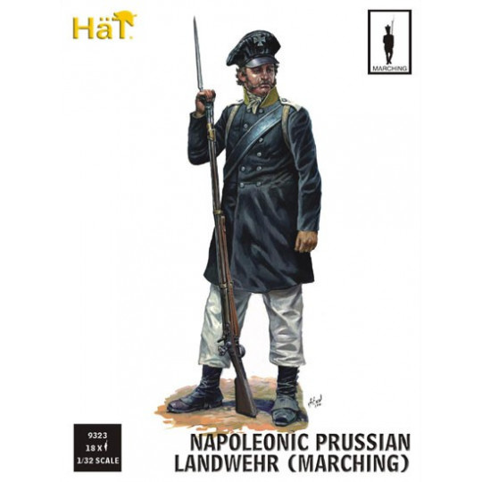Figurine PRUSSIENS EN MARCHE 1/32
