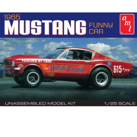 Maquette de voiture en plastique Ford Mustang Funny 1965 1/25