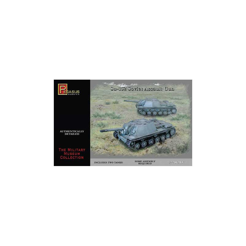 Maquette de Char en plastique Su-152 SOVIET ASSAULT GUN 1/72