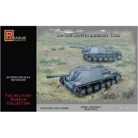 SU-152 plastic tank model SOVIET ASSAULT GUN 1/72 | Scientific-MHD