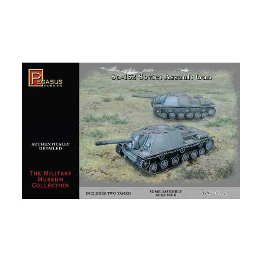 Maquette de Char en plastique Su-152 SOVIET ASSAULT GUN 1/72
