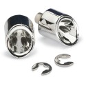 Accessoires pour voiture radiocommandée 2 Sorties Echappement Chrome