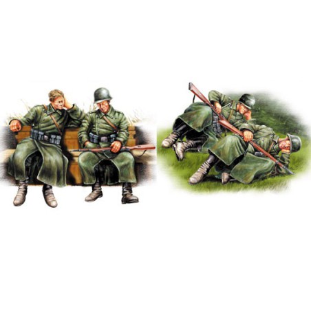 GERMAN INFANTRY-TAKANT FIGURIN AT REST 1/35 | Scientific-MHD