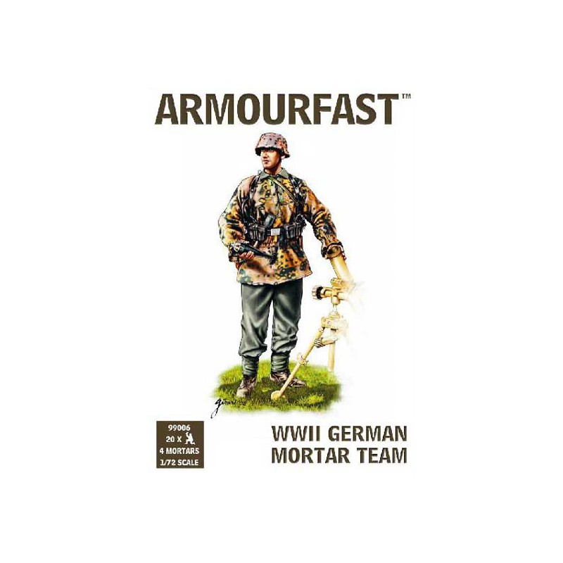 Maquette de Char en plastique Servants av Mortier All. 1/72