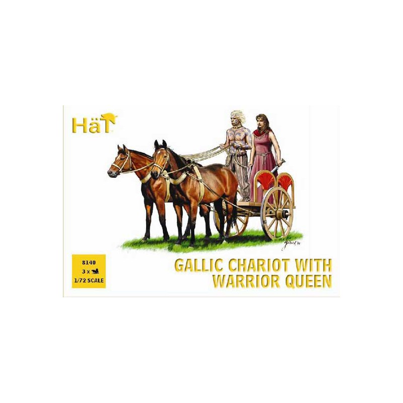Figurine CHARIOTS CELTES +REINE 1/72