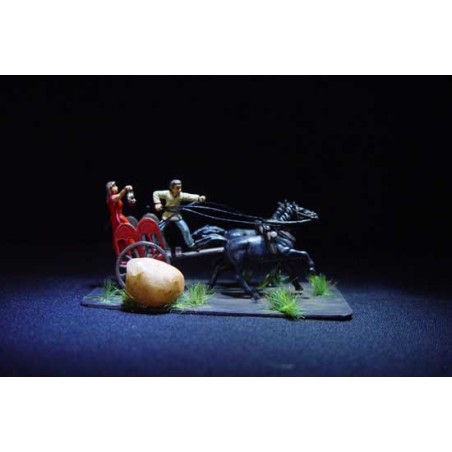 Figurine CHARIOTS CELTES +REINE 1/72