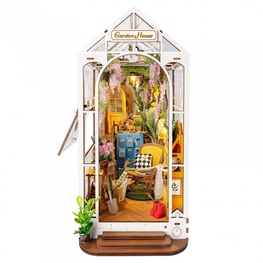 Puzzle 3D intermédiaire Serre-livres HOLIDAY GARDEN Puzzle 3D intermédiaire...