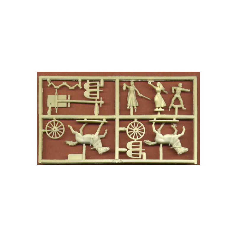 Figurine CHARIOTS CELTES +REINE 1/72