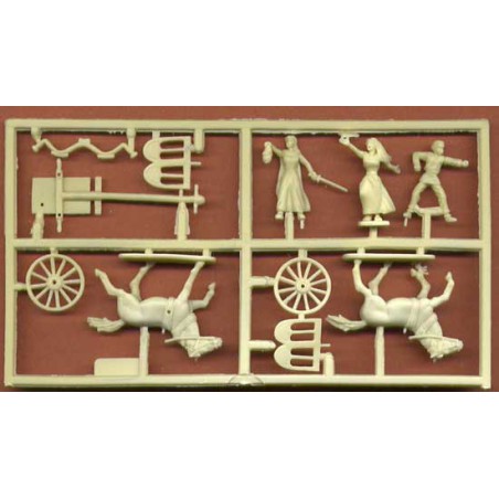 Figurine CHARIOTS CELTES +REINE 1/72