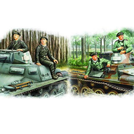 Figurine German Panzer Crew Set 1/35