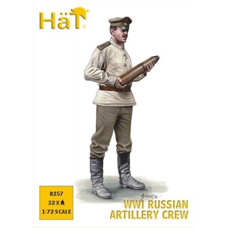 Russische Artillerie -Figur im Ersten Weltkrieg 1/72 | Scientific-MHD