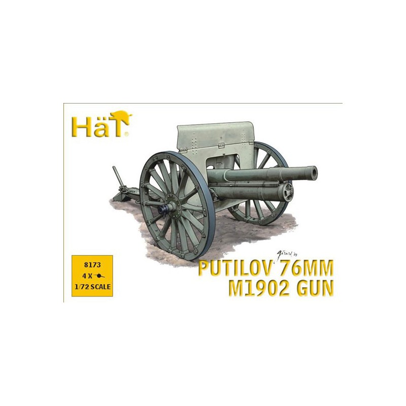 Figurine CANON PUTILOV 76mm M1902 1/72