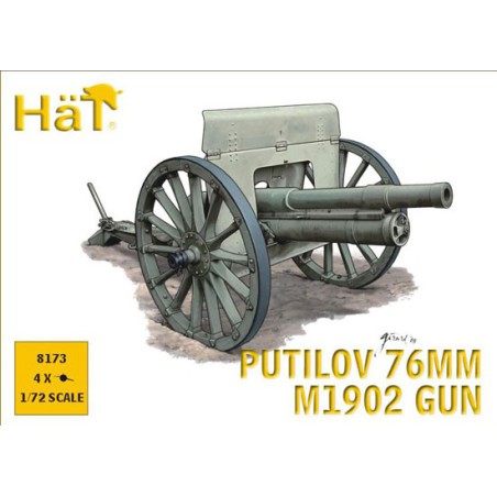Figurine CANON PUTILOV 76mm M1902 1/72
