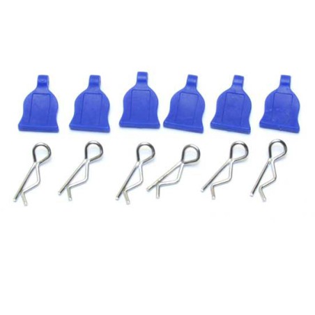 Radio -controlled car accessories 6 clips at ENLEV. fast blue | Scientific-MHD