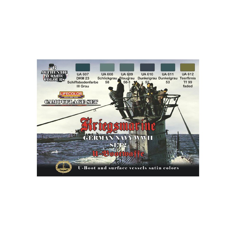 Peinture acrylique Set Camoufage Kriegsmarine 2