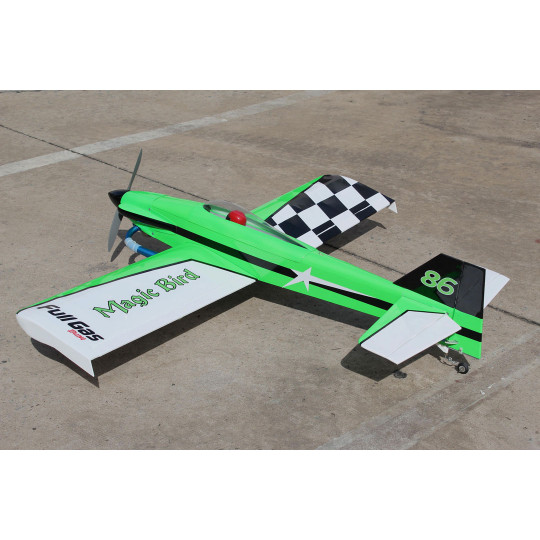 Avion thermique radiocommandé Magic Bird 46 EF1 Racer/Sport ARF Avion thermique...