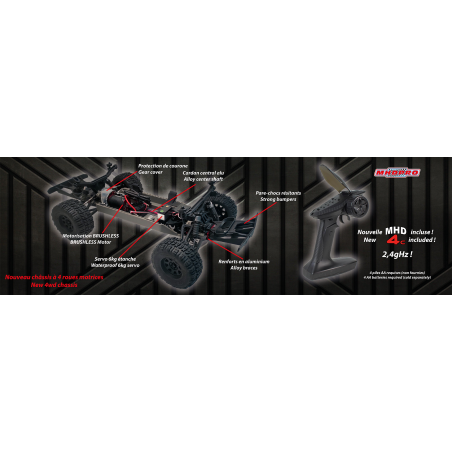 Electric car -controlled electrical car interceptor Salie XL 1/10 | Scientific-MHD