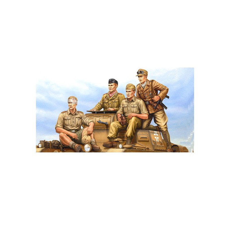 Figurines pour maquettes : WWII German Panzer Crews