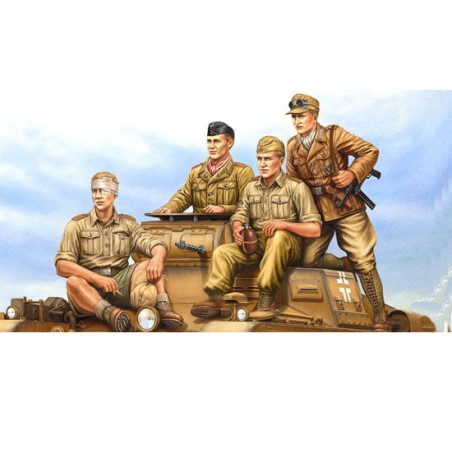 Figurine German Tropical Panzer Crew 1/35