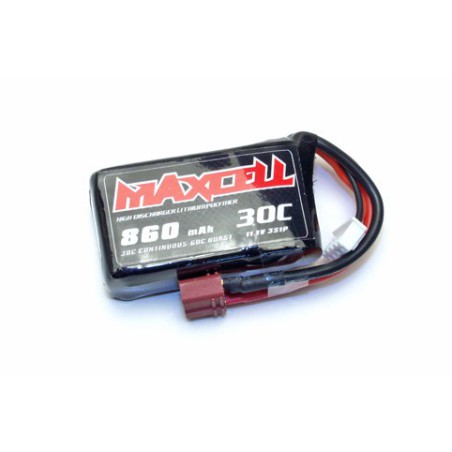Accu LIPO pour appareil radiocommandé Accu LiPo 30C 11,1V 860 mA