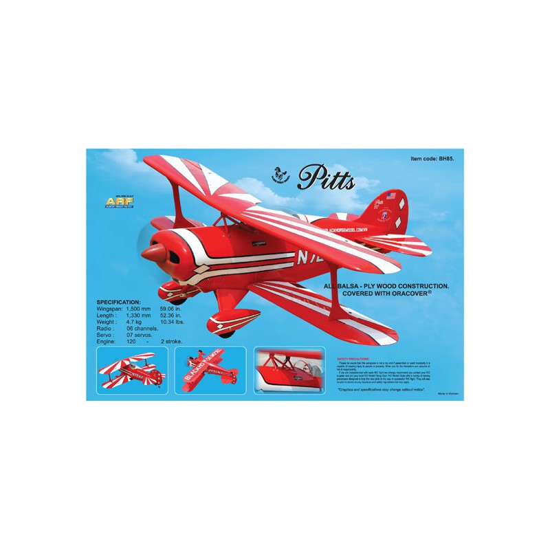 Avion thermique radiocommandé PITTS 91 ARF V2