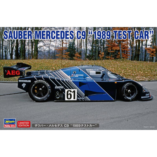 Maquette plastique de voiture Sauber Mercedes C9 '1989 test car' 1:24 Maquette plastique de...