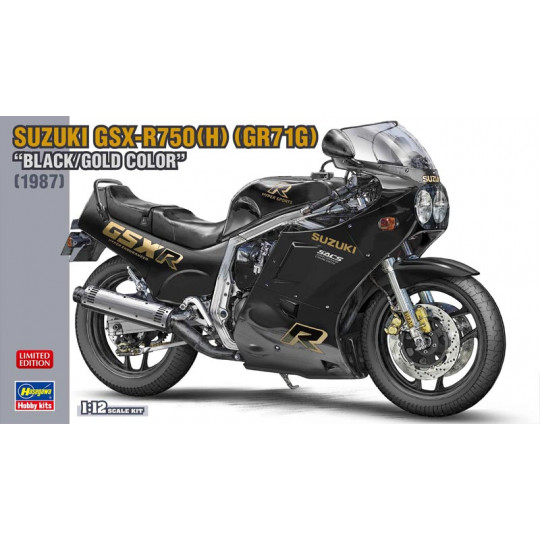 Plastikmodell des Motorrads Suzuki GSX-R750(H) (GR71G) 1987 1:12 Plastikmodell des Motorrads...