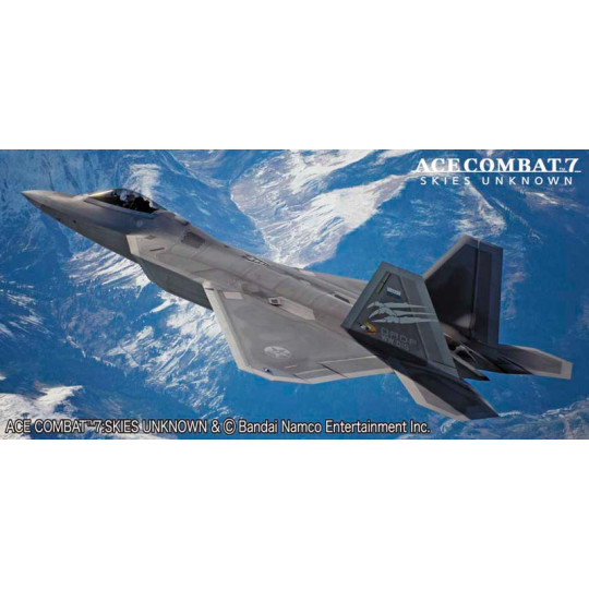 Plastikmodell des Flugzeugs F-22 Raptor "Strider 1" Ace Combat 7 SP558 1:48 Plastikmodell des Flugzeugs...