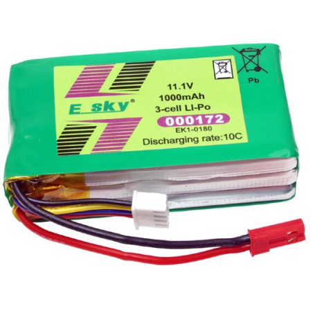 Accu LIPO pour appareil radiocommandé ACCU LIPO 11.1V 1000 mA