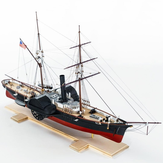 Bateau statique USCG Harriet Lane Steam Cutter Gunboat 1857 1:96 Bateau statique USCG...