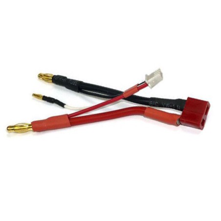 Charger for accusation for radio -controlled device Dean/contact adapter 4mm + equil. | Scientific-MHD