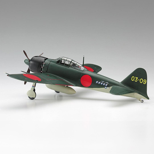 Maquette d'avion en plastique Mitsubishi A6M5c Zero Fighter (ZEKE) TYPE 52 Hei 1:48 ST34 Maquette d'avion en...