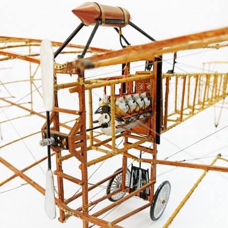 Maquette d'avion en bois FOKKER EINDECKER 1/16 - Scientific-MHD