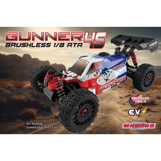 Combo 4S Buggy GUNNER 4S radio controlled electric car 1:8 Combo 4S Buggy GUNNER 4S...