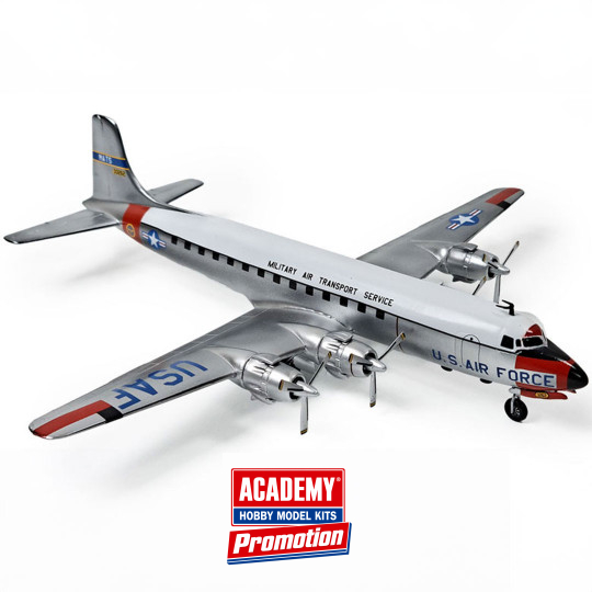 Kit Modélisme 1/72 Avion Cargo Militaire Maquette Avion Heller - Douglas C-118 Liftmaster, , Kit à Monter Et Peindre échelle 1/72