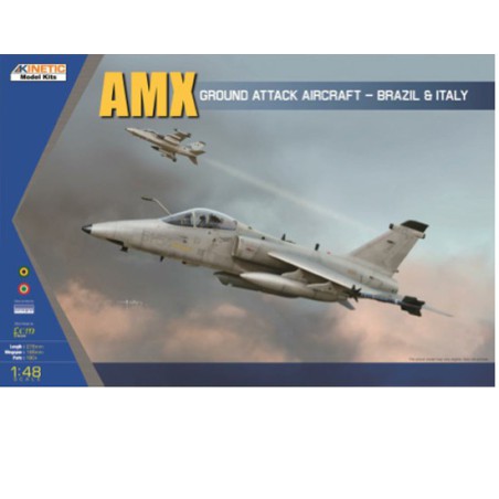 Maquette d'avion en plastique AMX G. Attack Aircraft 1/48