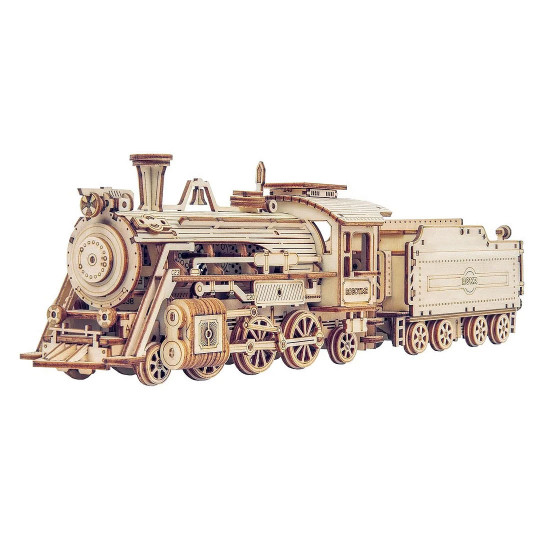 Puzzle 3D mécanique intermédiaire pour maquette locomotive à vapeur Puzzle 3D mécanique...