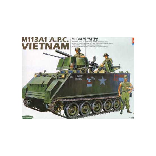 Maquette de Char en plastique M-113A1 VIETNAM VERSION 1/35 Maquette de Char en plastique M-113A1 VIETNAM VERSION 1/35