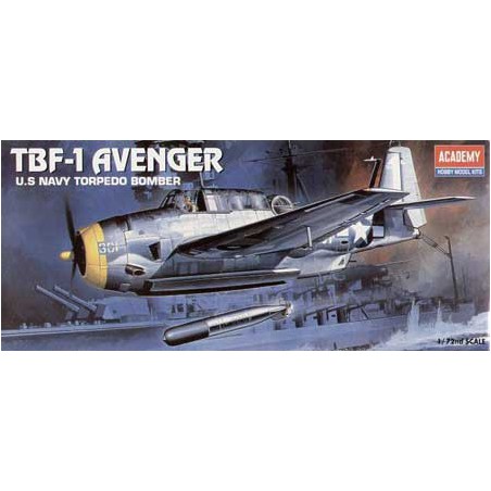 Maquette d'avion en plastique TBF-1 Avenger 1/72