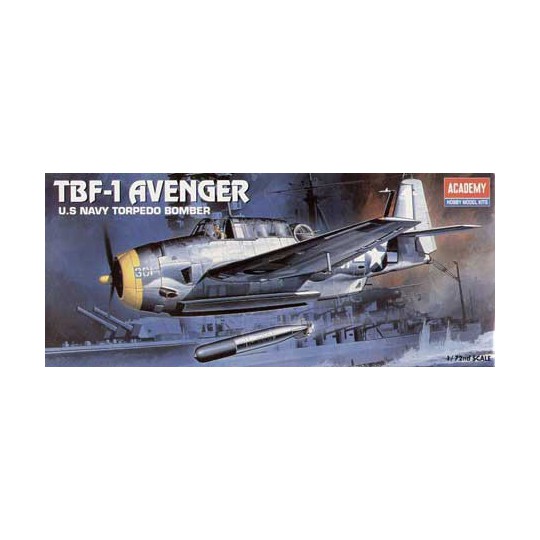 Maquette d'avion en plastique TBF-1 Avenger 1/72