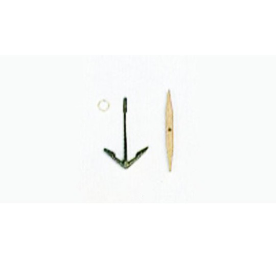 Accastillage de bateau Ancre ancienne, hauteur 40mm Accastillage de bateau Ancre ancienne, hauteur 40mm