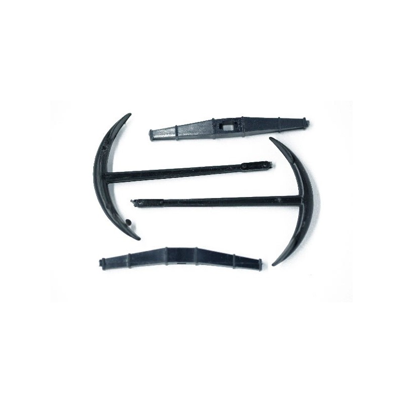 Accastillage de bateau Ancres plastique 45x50mm (2pcs)