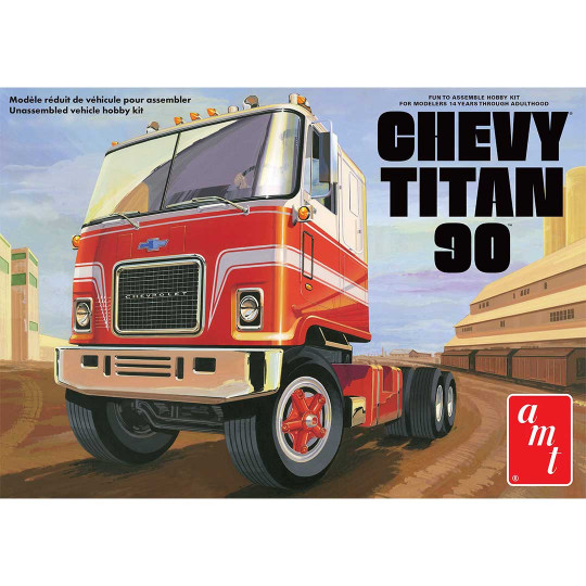 Maquette de camion en plastique Chevy Titan 90 1:25 Maquette de camion en...