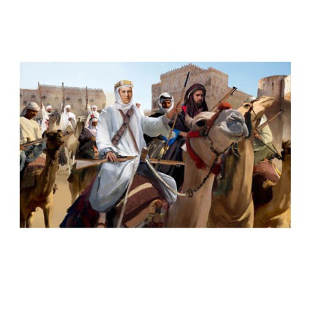 Arabische figurisierende arabische Kamelfahrer | Scientific-MHD